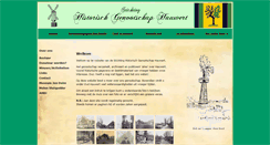 Desktop Screenshot of historisch-hauwert.nl